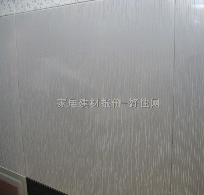 迪而泰铝扣板天花 银白色拉丝 300mm×300mm