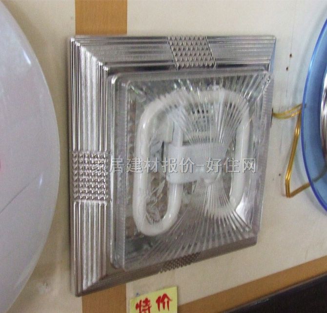 永照吸顶灯 厨卫阳台灯 2074银 方形 现代流行风格 透明亚克力