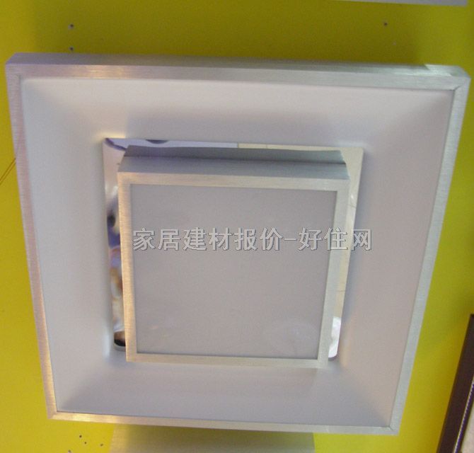吸顶灯 卧室吸顶灯 8030/小 方形 现代流行风格 磨砂白亚克力