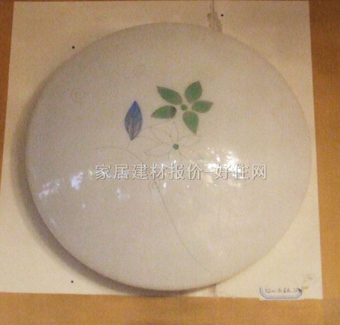 吸顶灯 卧室吸顶灯五星花 圆形 现代流行风格 白底带图案亚克力