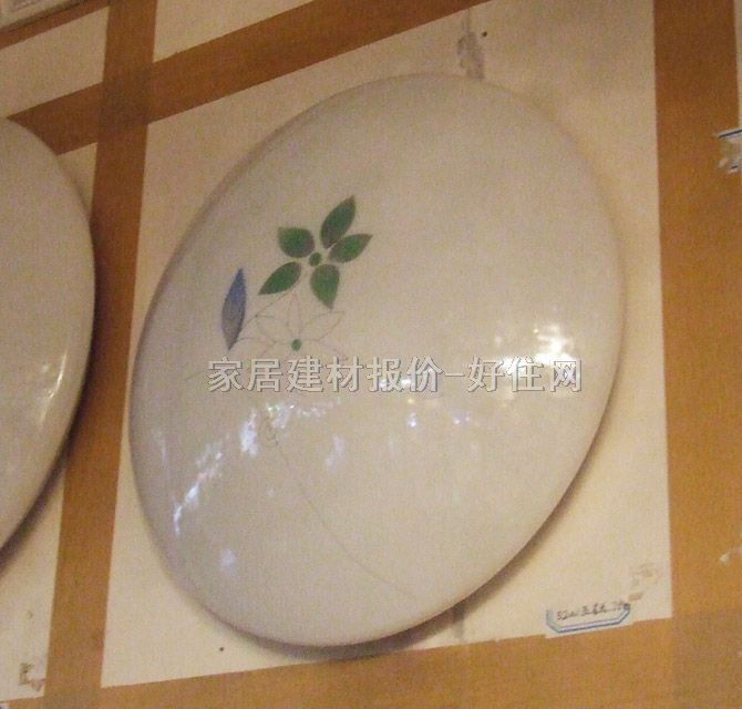 亮派吸顶灯 卧室吸顶灯五星花 圆形 现代流行风格 白底带图案亚克力