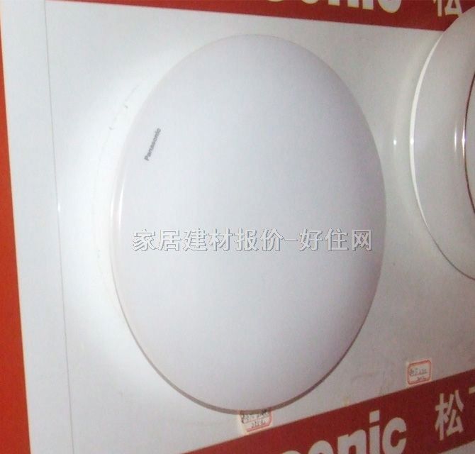 松下吸顶灯 卧室吸顶灯2035正 圆形 现代流行风格 白色亚克力