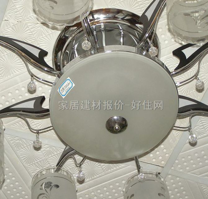 洪都吊灯 7218/8＋3头 金属灯架+磨砂玻璃灯罩 现代流行风格 Φ950mm 白色