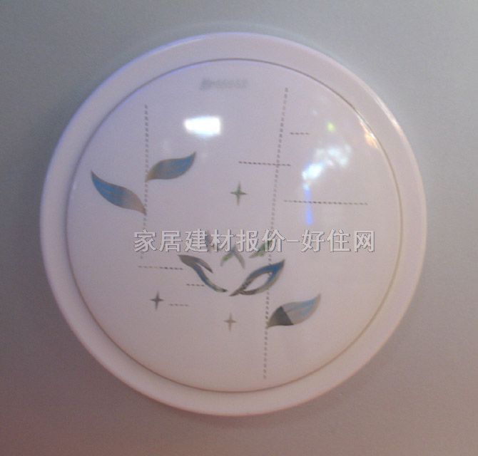 吸顶灯 卧室吸顶灯3716 圆形 现代流行风格 白底带图案亚克力