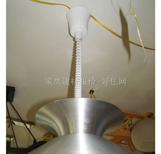 美嘉吊灯 15寸麻将房伸缩灯1832/1 金属灯架+金属灯罩 现代流行风格 白色