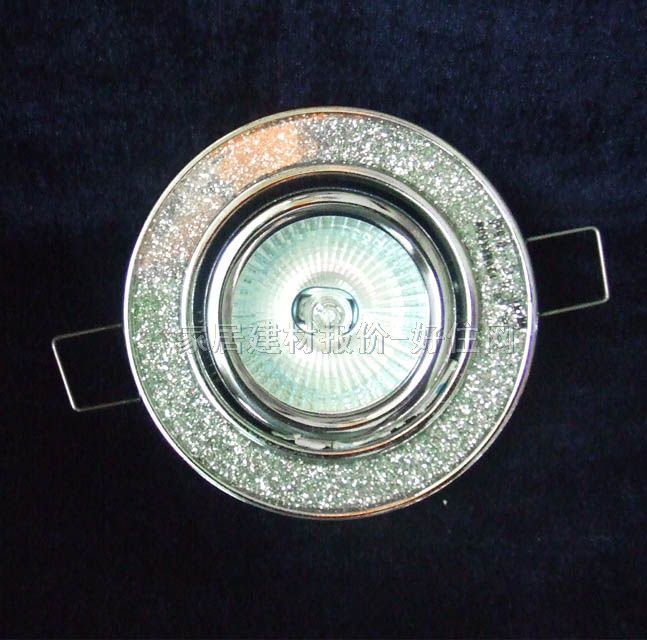 天花灯 磨砂面 S155 Φ50mm 银色 可调式 卤素灯杯