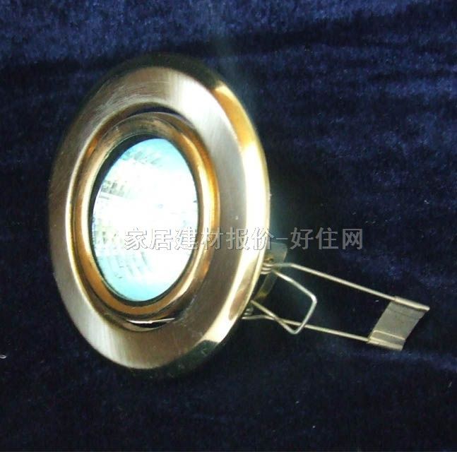 进美天花灯 JM-01 ф60mm 金黄色 可调式 卤素灯杯