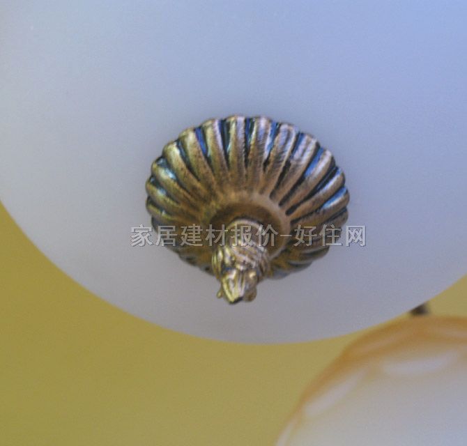 洪都吊灯 8352/5+1 金属灯架+磨砂玻璃灯罩 现代流行风格 Φ600mm 白色