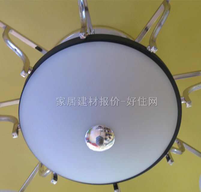 荣福吊灯 6866/8+3 金属灯架+磨砂玻璃灯罩 现代流行风格 Φ1000mm 白色