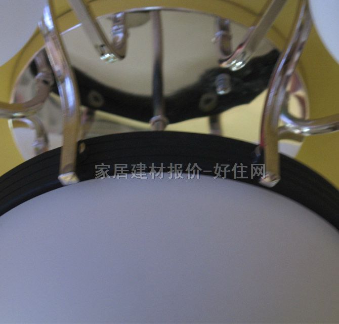 荣福吊灯 6866/8+3 金属灯架+磨砂玻璃灯罩 现代流行风格 Φ1000mm 白色