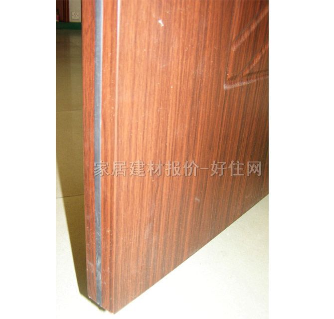 丽森模压木门 免漆黑胡桃 订做
