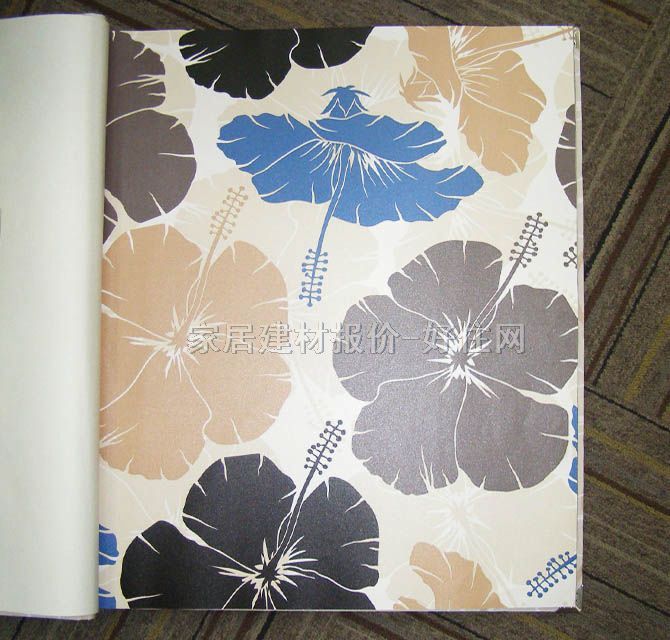 墙纸 AR-6114 宽530mm×长10米 花 白色
