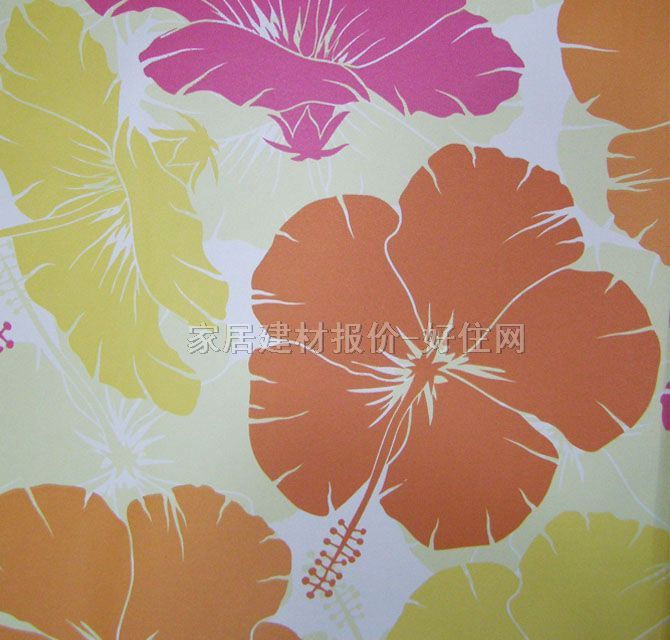 优阁墙纸 AR-6114 宽530mm×长10米 花 白色