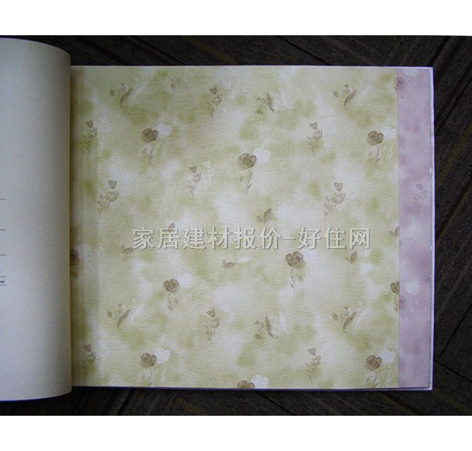 墙纸 田园风格绿色小花Lx-30603 宽530mm×长10米 花 绿色