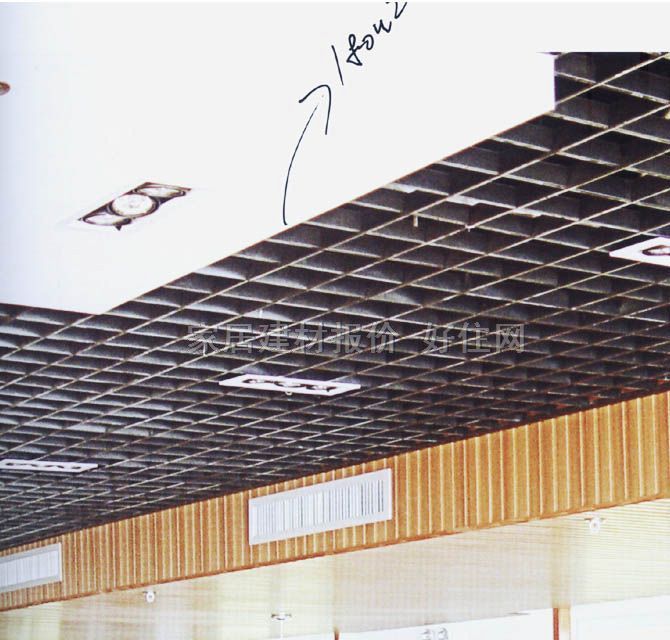 鲁卡异型天花板 生态木塑51×16mm多功能木条系列 51中空木条 51×16mm