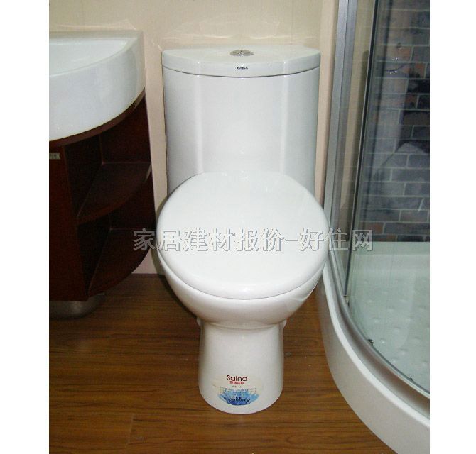 塞纳连体马桶坐厕 白色 700mm×400mm×高730mm