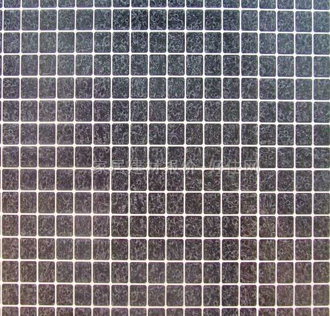 墙面砖 抛光砖格子图案纯黑色 300mm× 450mm
