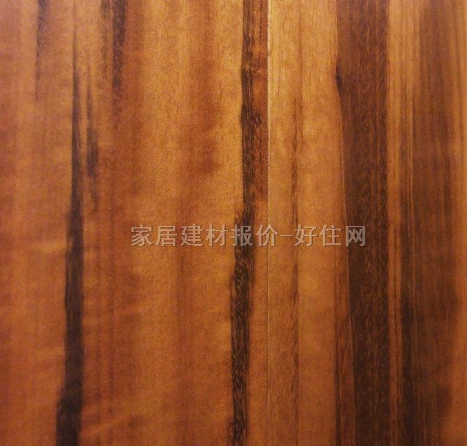 绿精灵实木复合地板 多层实木复合老虎木（俗称：菠萝格） 910mm×123mm×厚15mm