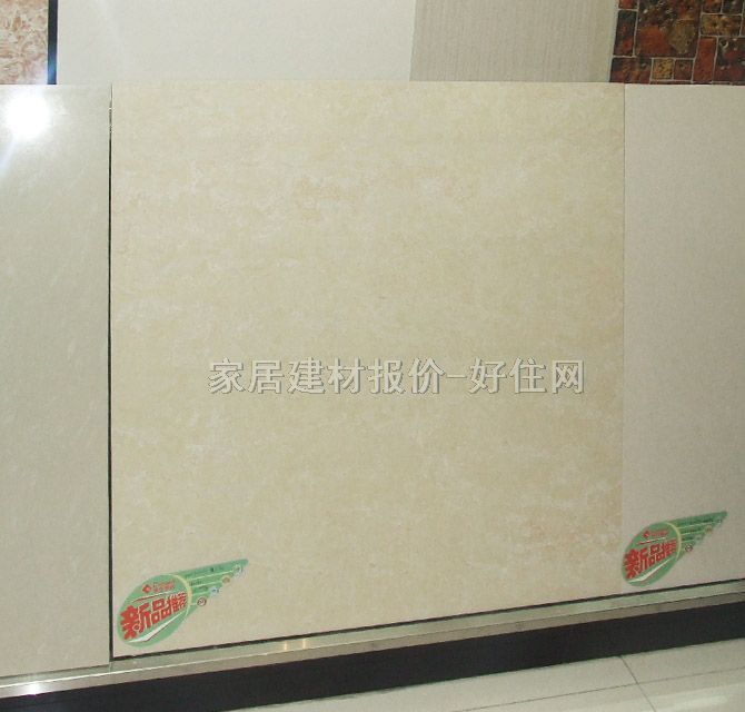 钻石地砖 抛光砖浅黄色 800mm×800mm