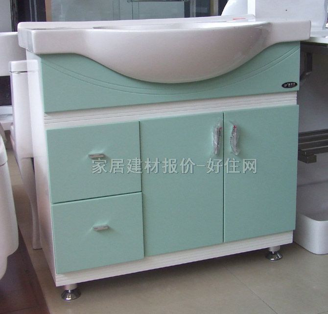 独立面盆柜 PVC亚克力浅绿色 未知