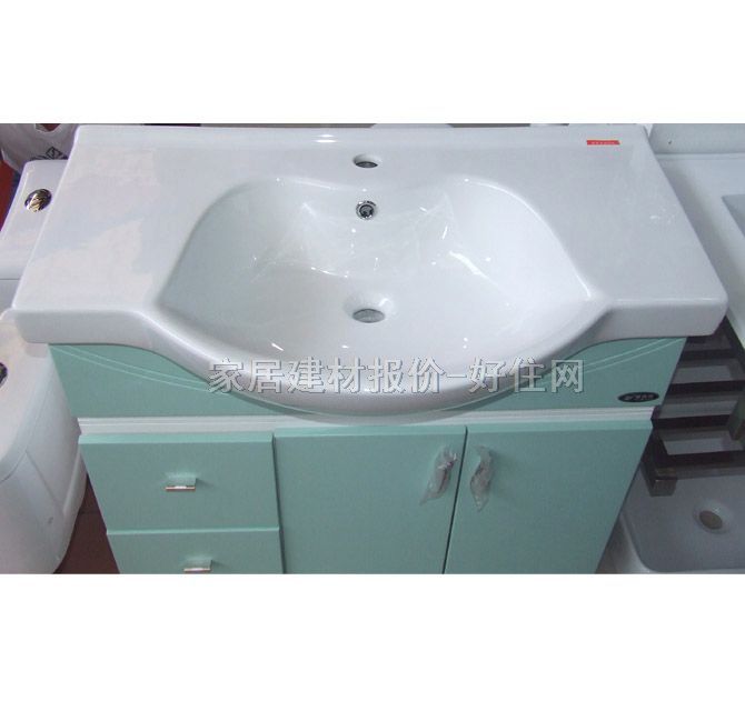 广达独立面盆柜 PVC亚克力浅绿色 未知