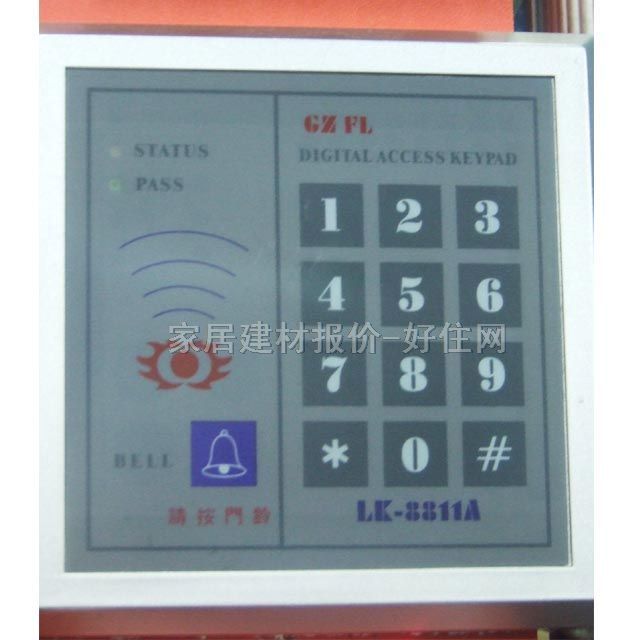高优电子锁 磁卡密码锁门禁系统面板K-05 常用规格