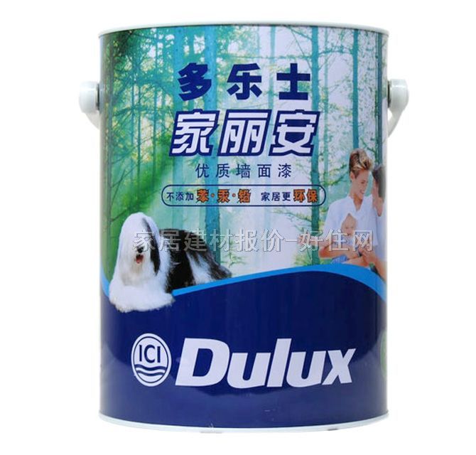 内墙乳胶漆 家丽安优质墙面漆A990T65016 5L 白色哑光