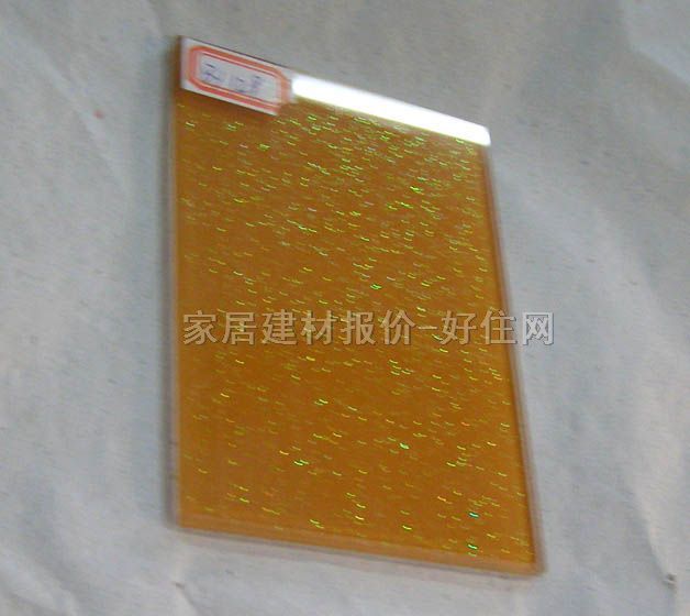 白云工艺玻璃 聚晶橙色 5mm