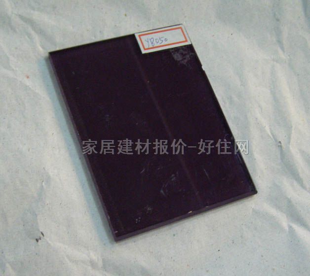 白云工艺玻璃 焗漆玻璃紫色 5mm