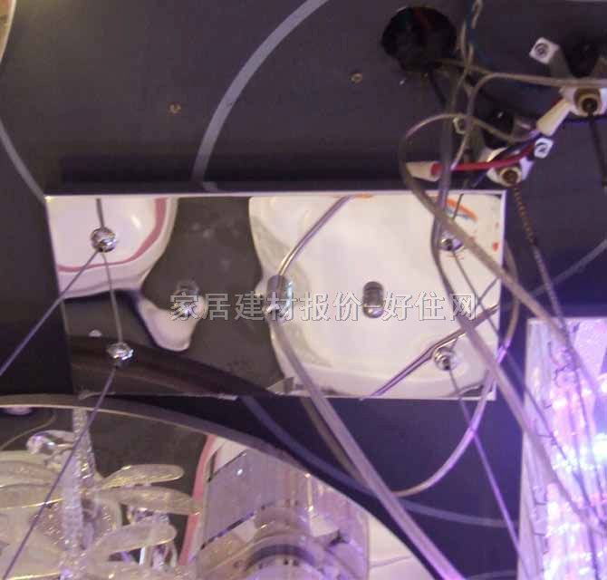 星语吸顶灯 客厅吸顶灯7005/10 方形 500mm×250mm 大型奢华风格 透明玻璃