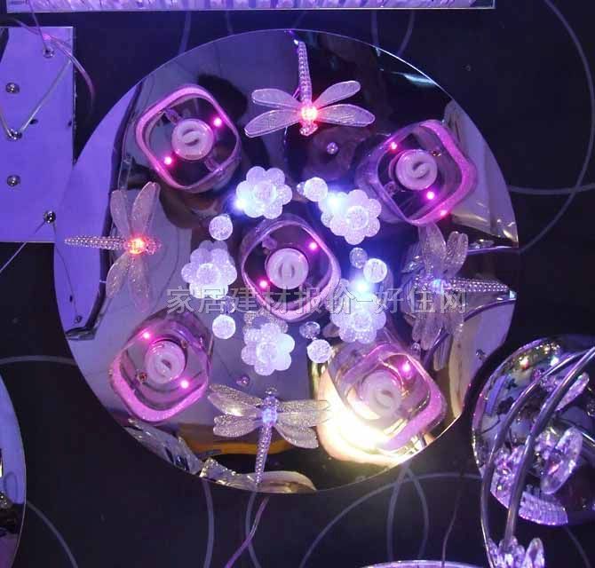 吸顶灯 LED餐厅吸顶灯 8225/5 圆形 大型奢华风格 透明玻璃