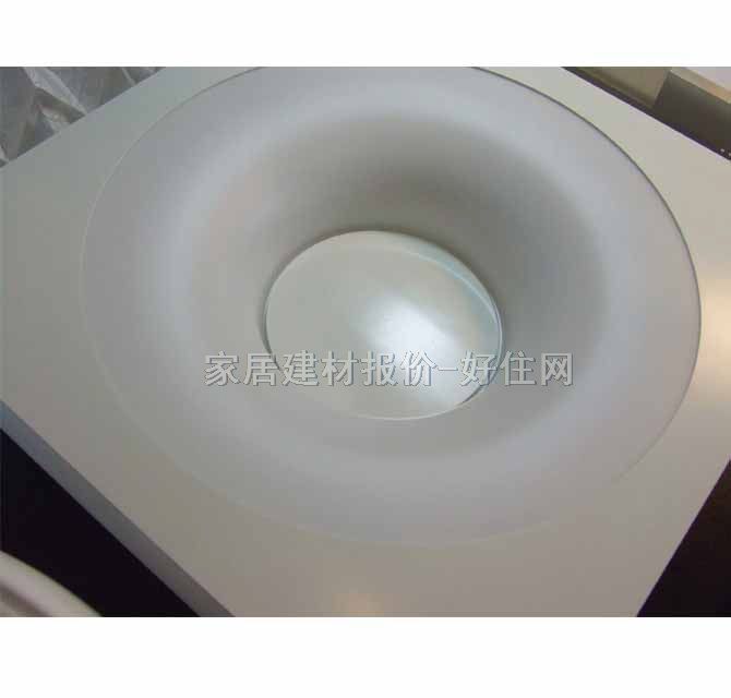 欧林吸顶灯 餐厅吸顶灯 8801/5050 方形 简约风格 白色亚克力