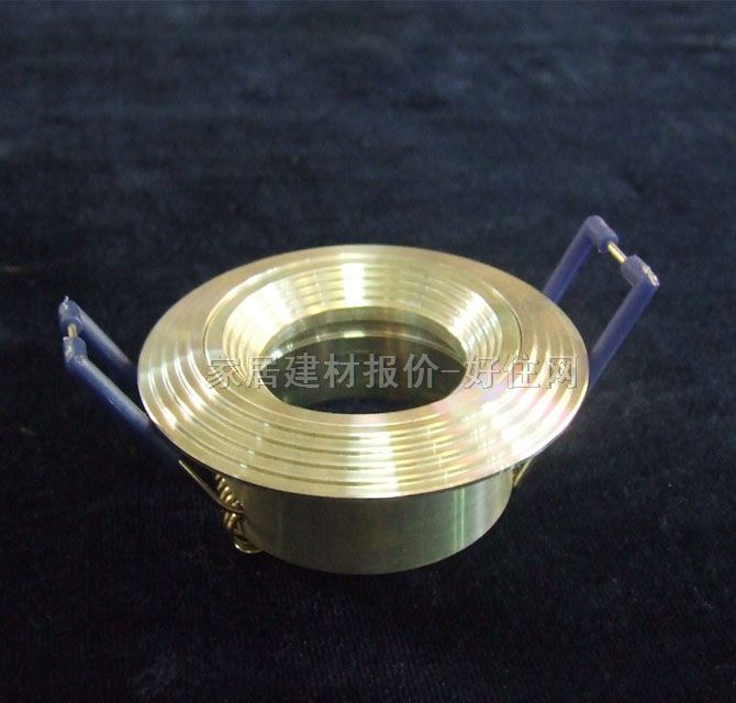 朗士天花灯 RS-DL4Y2015 Φ48mm 金黄色 固定式 卤素灯杯