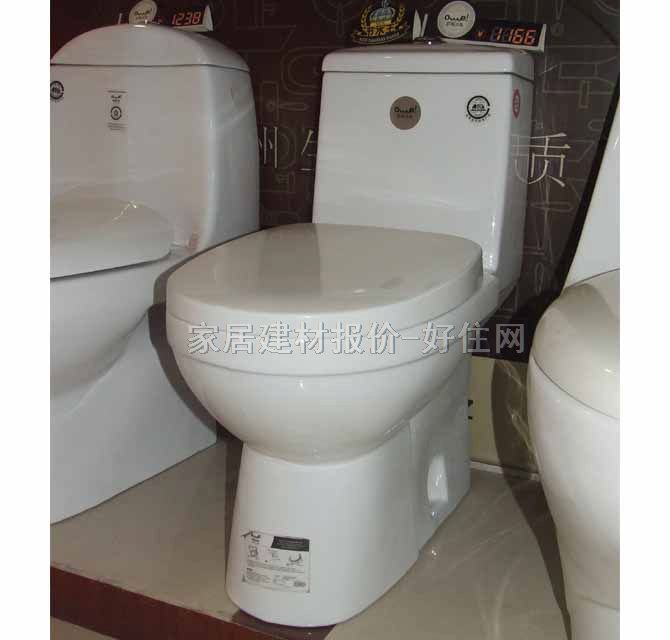 欧威洁具连体马桶坐厕 1166 670mm×300mm×高720mm