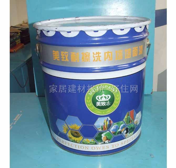 美致漆内墙乳胶漆 耐擦洗 工程漆M-2000B 20kg 白色