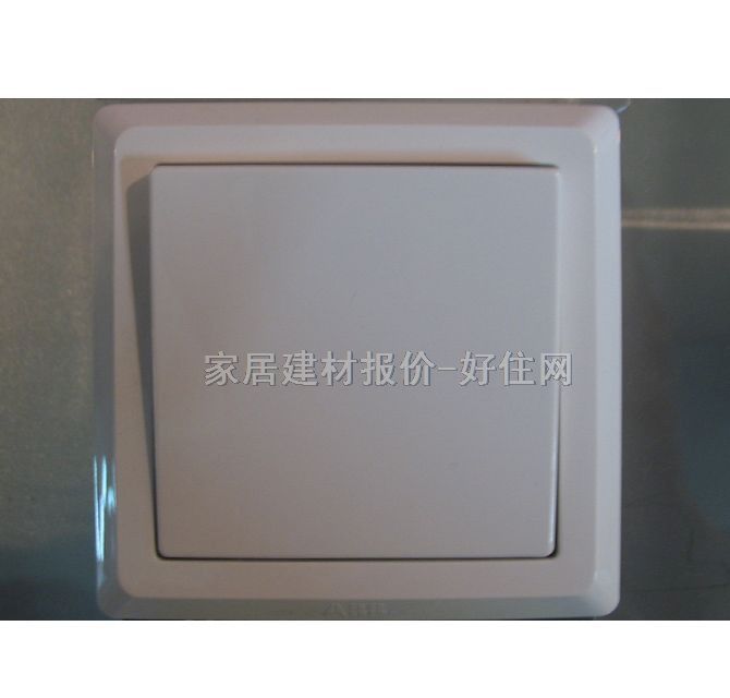 大跷板开关面板 86型  AE101 1位单控 银灰色