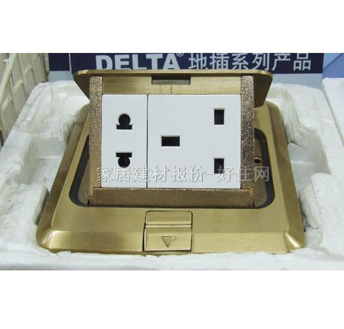 强电地插座 5TG01114NC1 二三极 铜合金 单联方形弹起式