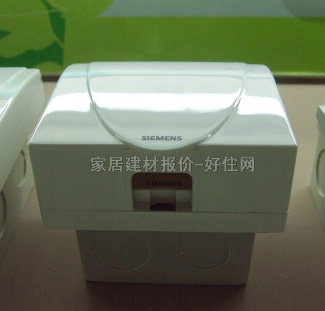 西门子防溅插座盒罩 5TG0600-1CC1 雅白色 常用 白色