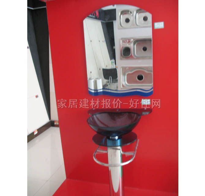 柜盆镜组合 600×450×12mm GY-6029蓝玻 常用规格