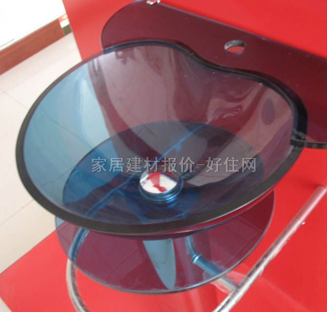 冠艺柜盆镜组合 600×450×12mm GY-6029蓝玻 常用规格