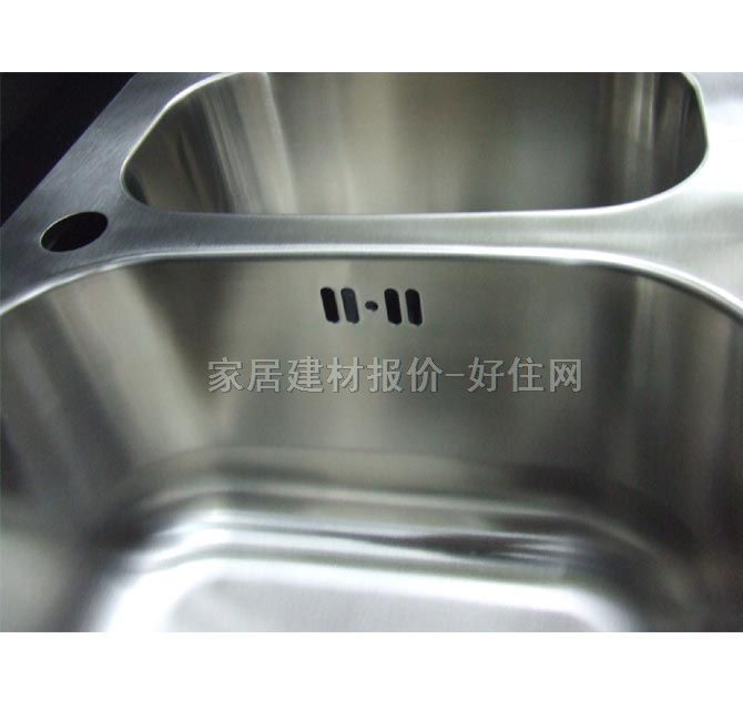 威捷朗厨盆水槽星盆 610×410×200mm D6141S1A 双盆