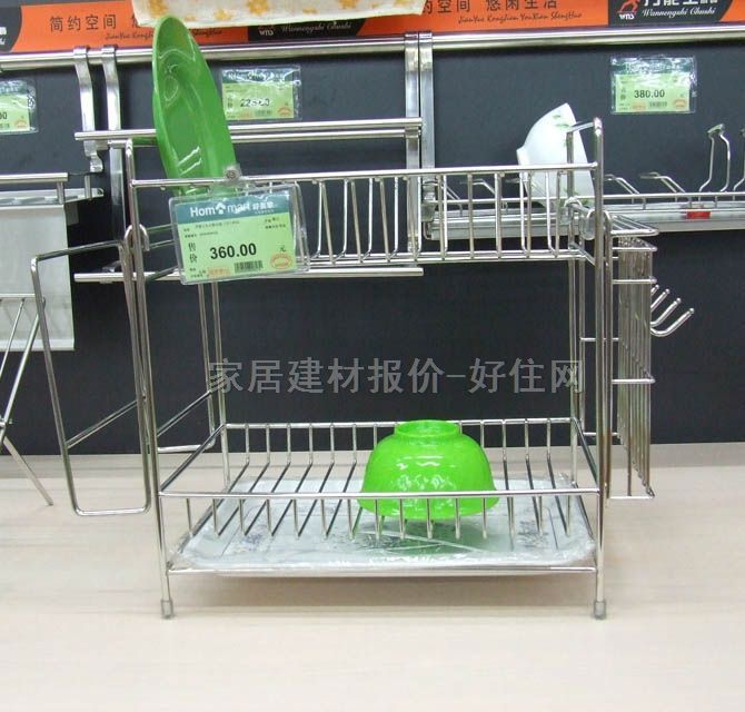 厨卫置物架 580×380×420mm 台式餐具（大）WT02 2层