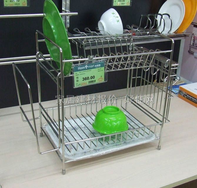 万能士厨卫置物架 580×380×420mm 台式餐具（大）WT02 2层