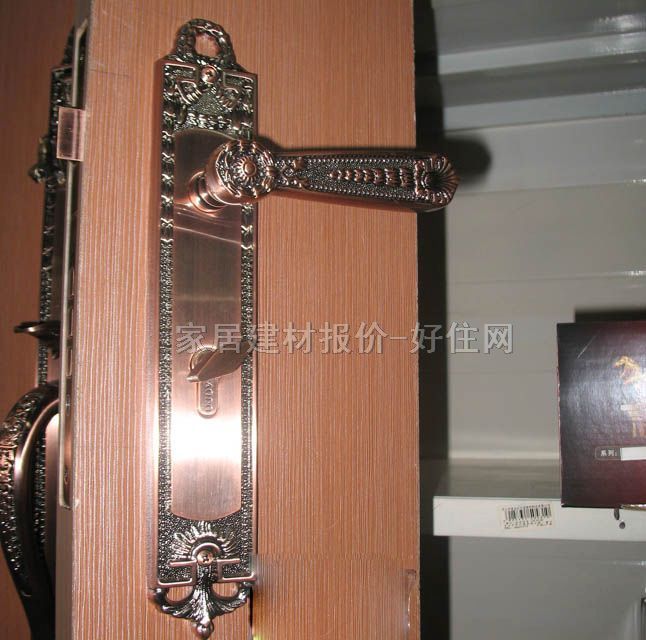 奥珀木门锁  R999 AC 45mm-55mm 红古铜 执手锁 红古铜色