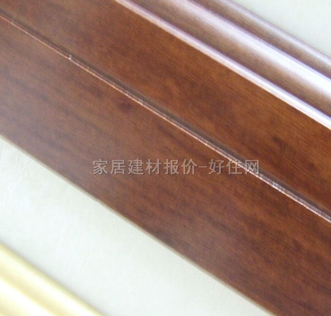 金钢鹦鹉木地板踢脚线 实木地脚线香脂木豆 2150mm×90mm×厚15mm