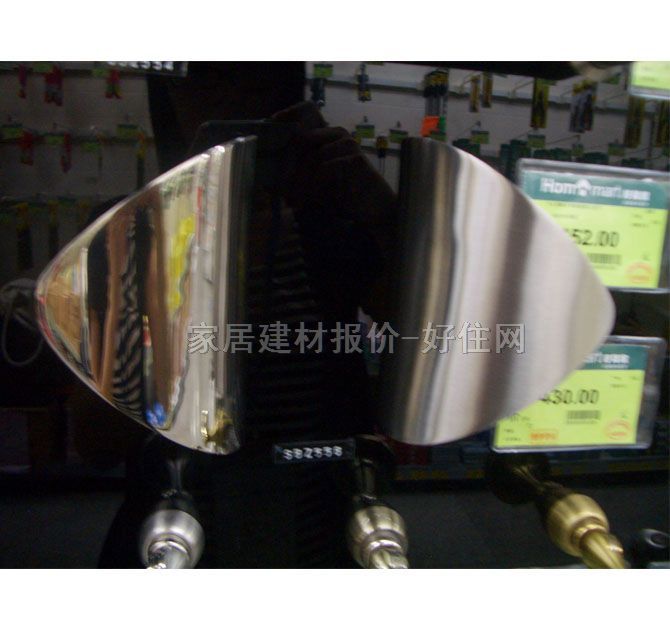 玻璃门拉手 方扁造型不锈钢 SBZ556-镜面 常用规格