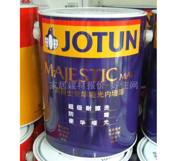 佐敦内墙乳胶漆 豪华哑光内墙乳胶漆套装 5L 白色哑光