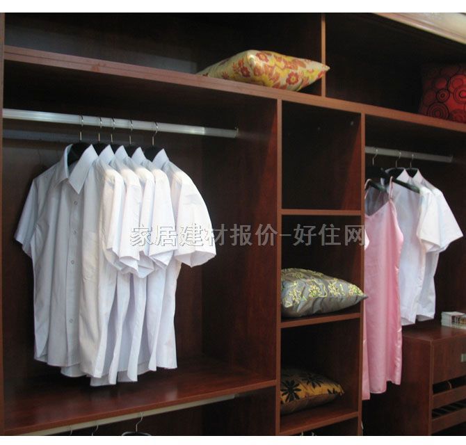 森宝美之嘉大衣柜衣帽间 苹果红 订做