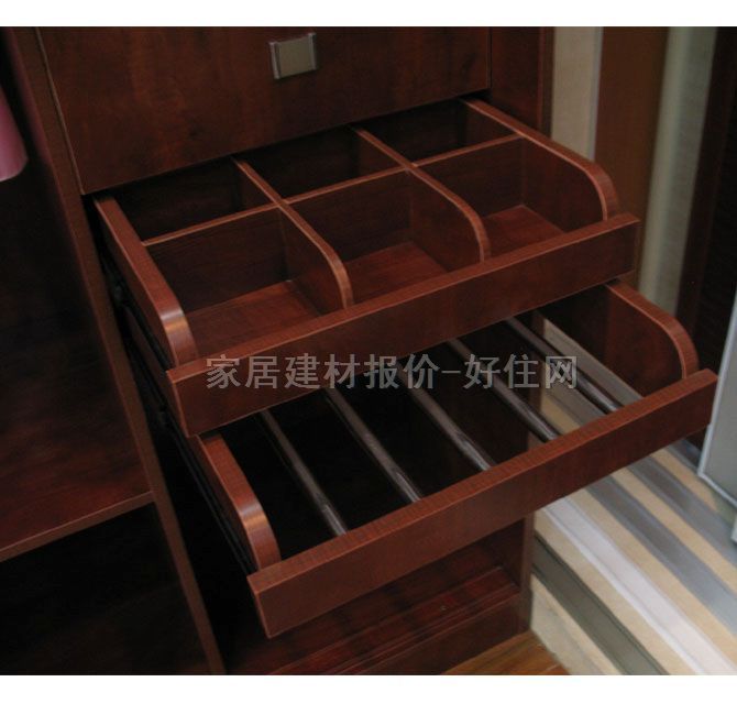 森宝美之嘉大衣柜衣帽间 苹果红 订做