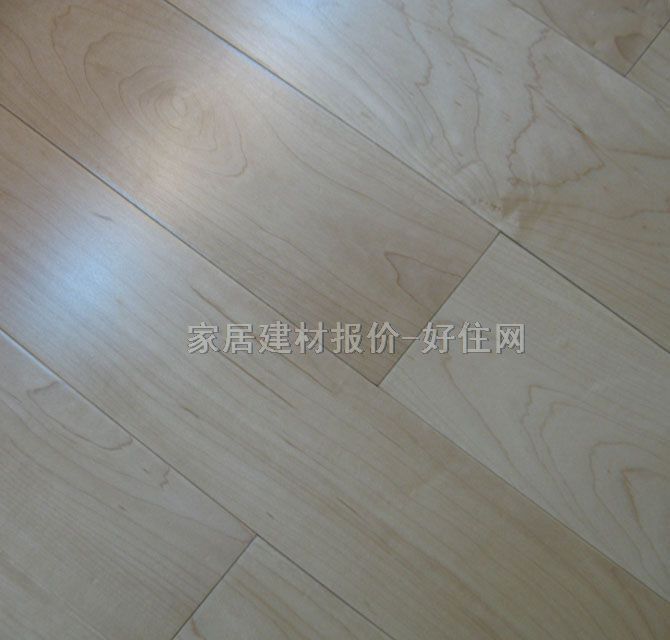 得立实木地板 地平线系列 加拿大枫木/本色 600mm×102mm×厚17mm